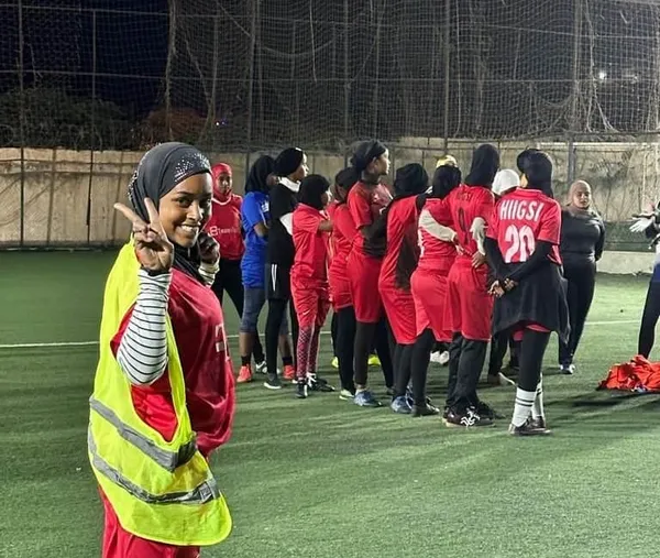 Women's athletics training in Somaliland