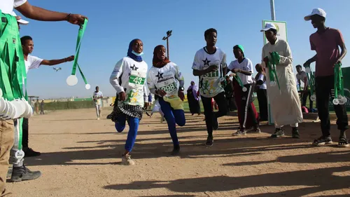 Runners at Somaliland Marathon