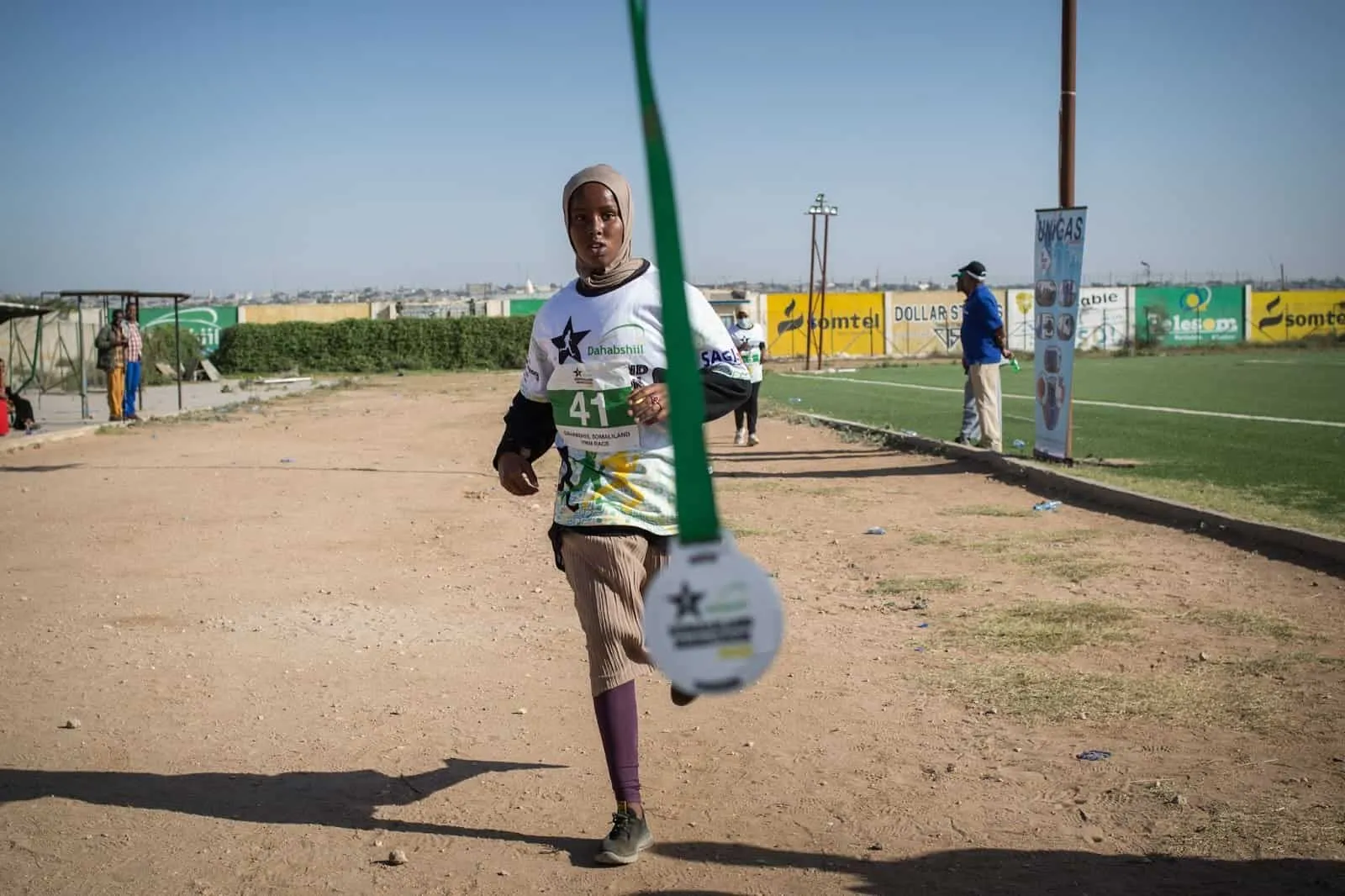 Women's athletics training in Somaliland